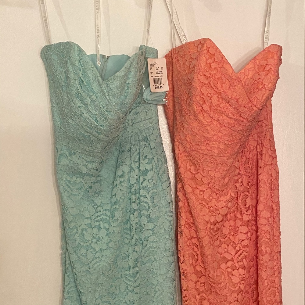 Two beautiful brand new bridesmaid dresses